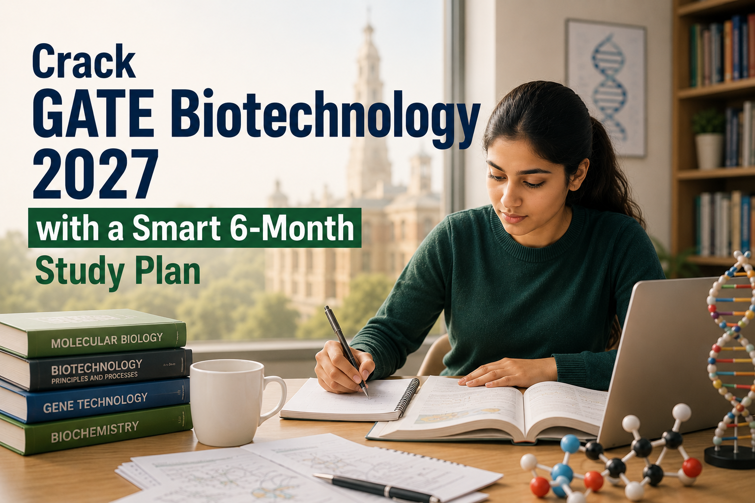 GATE Biotechnology 2027_ Section-Wise Weightage & a Smart 6-Month Study Plan